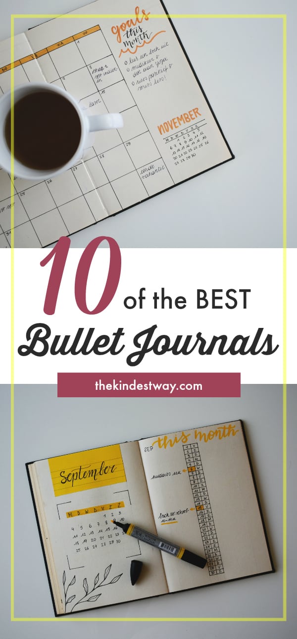 10 Of The Best Bullet Journal Notebooks - The Kindest Way