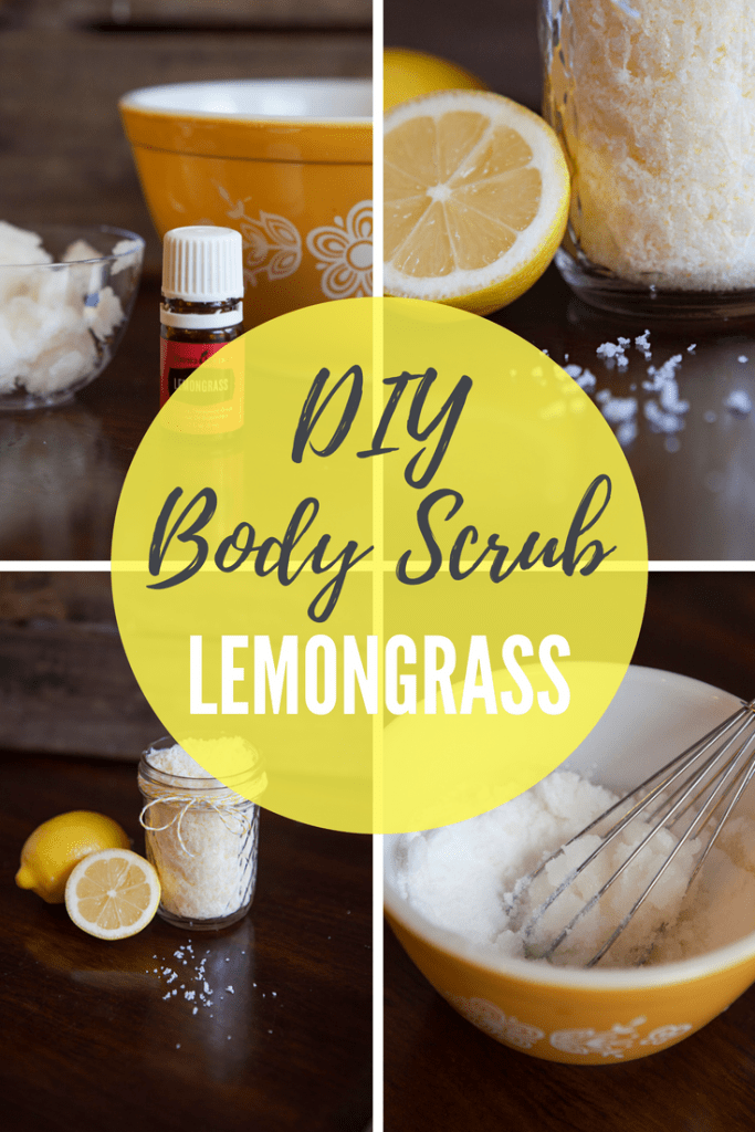 Lemongrass Easy DIY Sugar Body Scrub Recipe Vegan Body Scrub