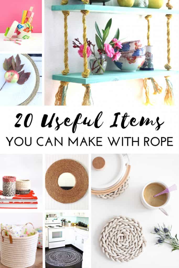 20 DIY Rope Decoration Ideas The Kindest Way