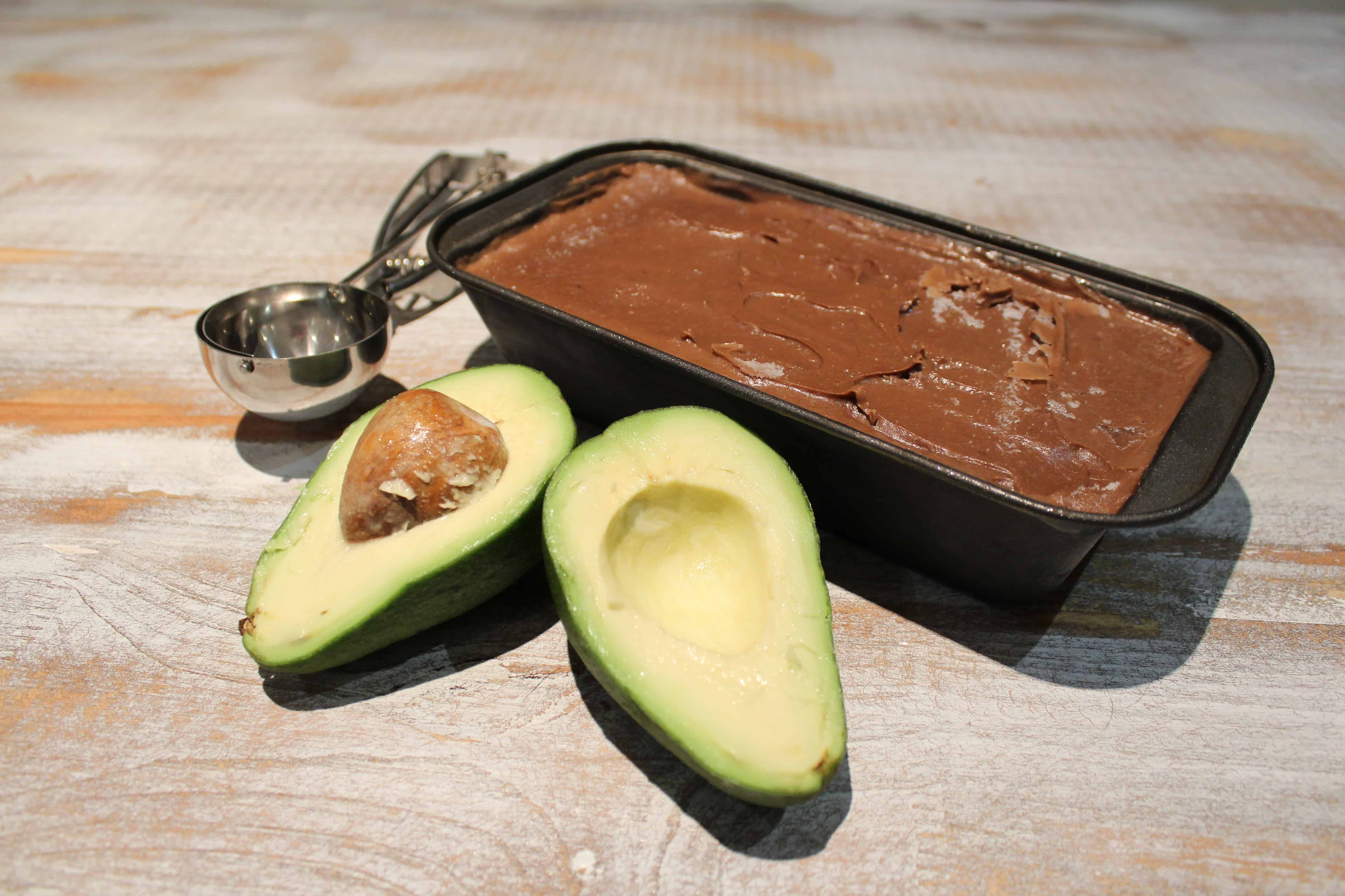 Chocolate Avocado Ice Cream Recipe Vegan Avocado Ice Cream Recipe The Kindest Way 5832